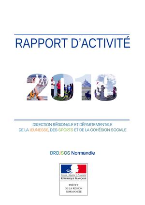 Rapport D'activité2018 DRDJSCS Normandie