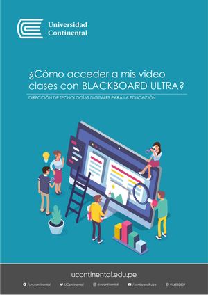 Acceder A Mis Vídeo Clases Con Blackboard Ultra