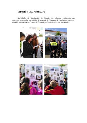 Difusión Del Proyecto