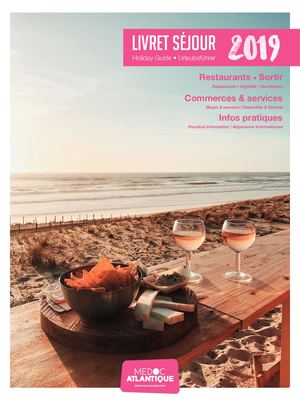 Livret Séjour Restaurants, Commerces Médoc Atlantique 2019