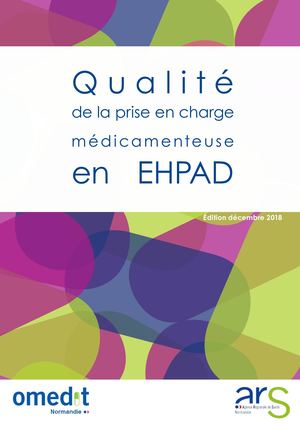 OMEDIT : Qualité de la prise en charge médicamenteuse en EHPAD