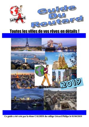 Guide Du Routard villes du monde