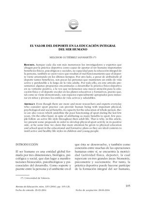 Importancia del deporte