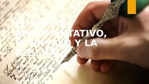 el texto argumentativo, la reseña y el ensayo