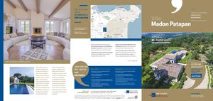 Plaquette Villa Madon Patapan Ramatuelle