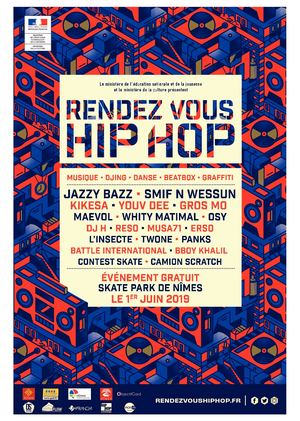 Programme Rendez-Vous Hip Hop | Nîmes | 2019