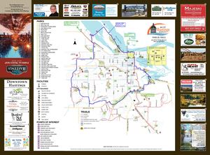 2019 Hastings Street & Trail Map