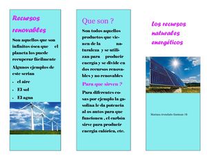 Folleto De Los Recursos Naturales Marianavendaño