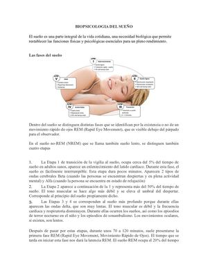Biopsicología del Sueño