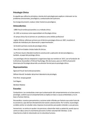 psicología clínica