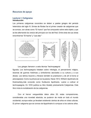 Recursos De Apoyo Lecturas