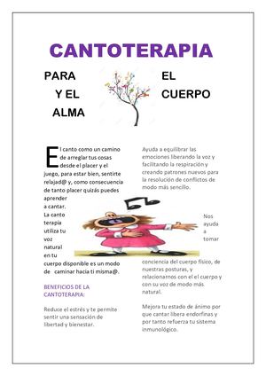 Cantoterapia