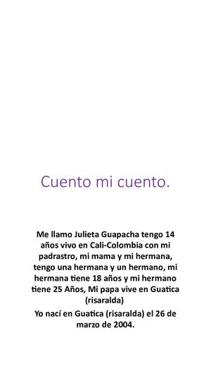 Cuento Mi Cuento