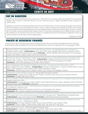 Comité en bref - Numéro 15