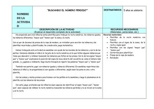 Buscando El Número Perdido