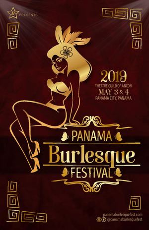 PROGRAMA DE MANO PANAMÁ BURLESQUE FESTIVAL