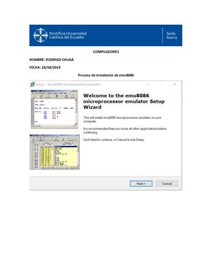 Emulador De Ensamblador Emu8086