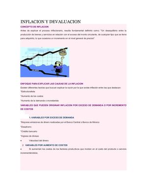 Inflacion Y Devaluacion