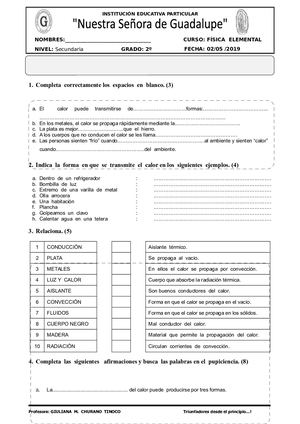 Guía De Transmisión De Calor