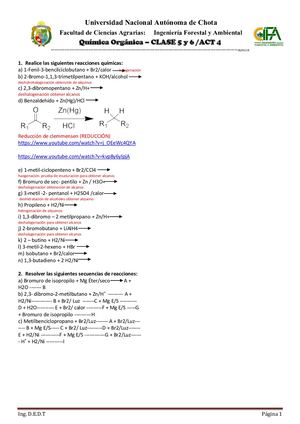 ACTIVIDAD REACCIONES QUÍMICA