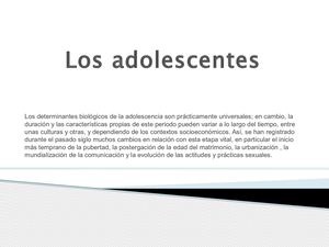 Los Adolescentes