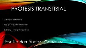 Presentacion Calameo Protesis Transtibial