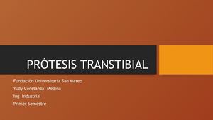 Prótesis Transtibial Calameo
