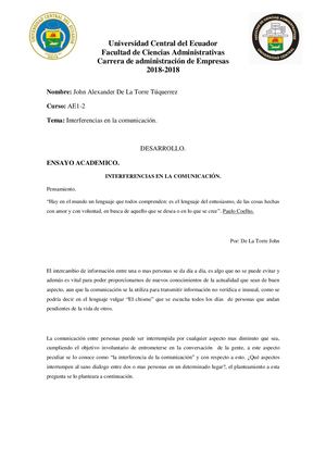 Interferencia Comunicacion