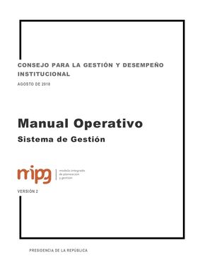 Manual Operativo Mipg