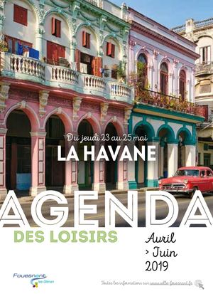 Agenda avril à juin 2019