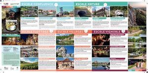 Carte touristique du Canal du Nivernais 2019 - 2020