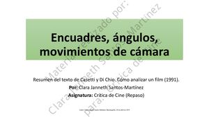 20190429 Santos Clara 1 Elementos Filmicos