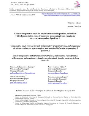 Dialnet Estudio Comparativo Entre Los Antiinflamatorios Ibuprof 6326677