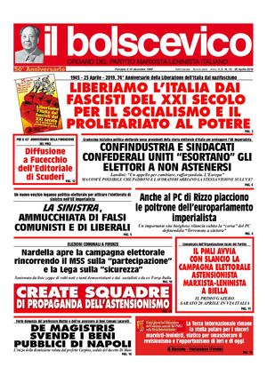 Il Bolscevico - 25 avril 2019