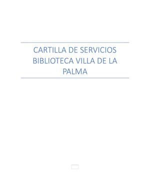 Cartilla Provisional