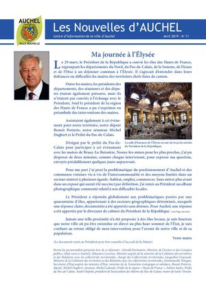 Nouvelles d'Auchel : n°11 Avril 2019