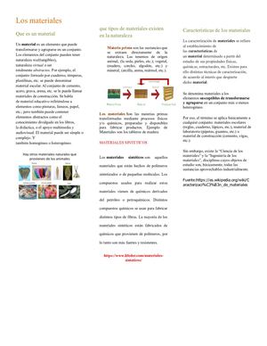 Los Materiales 2