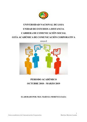 Guia Académica De Comunicación Corporativa