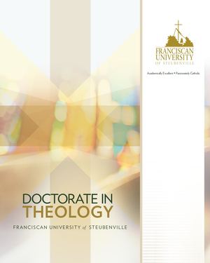 Doctorate in Theology, Franciscan University of Steubeville
