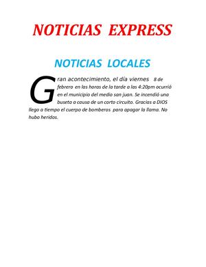 Noticias Locales