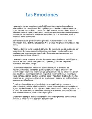 La Emociones