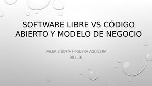 Software Libre Vs Código Abierto Y Modelo De