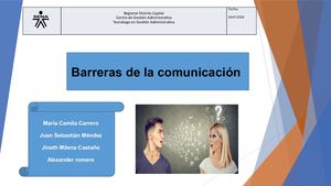 Cartilla Barreras De La Comunicacion