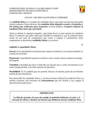 Capacidades Fisicas Y Principios Del Entrenamiento