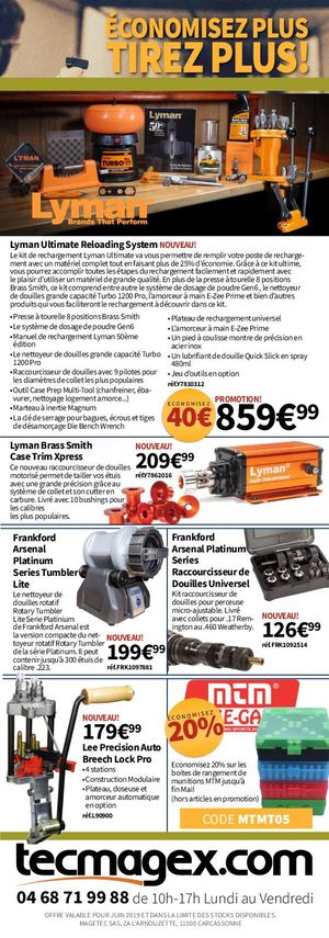 Promotions & Nouveautés Tecmagex Mai 2019
