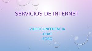 Servicios De Internet