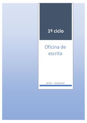 Of Escrita 1º Ciclo (2ºp)