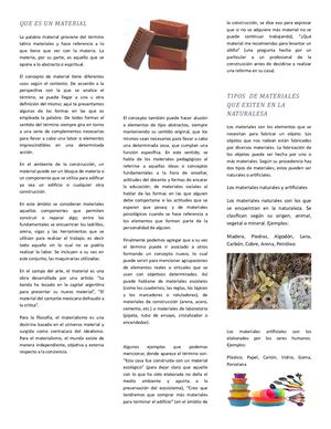 Que Es Un Material