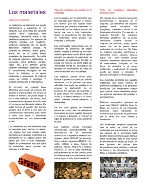 Los Materiales (3)