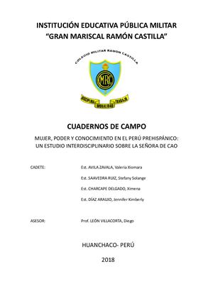 Cuaderno De Campo